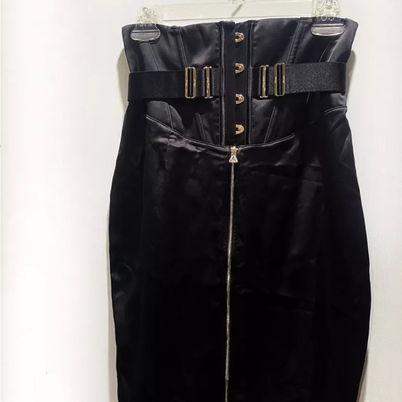 Honey Birdette Chastity Electric Black Skirt - Picture 3 of 4